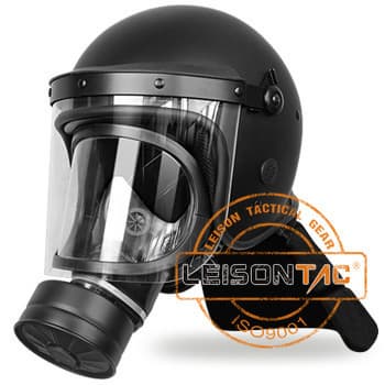FLBK_35D Riot Helmet with Gas Mask